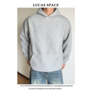 430 g heavyweight hoodie, clean-fit cut, product photo from the seller